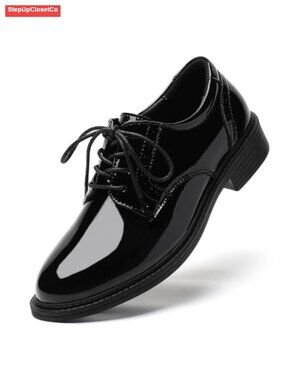 Women's Oxford Shoes Leather Memory Foam Non-Slip Work Office